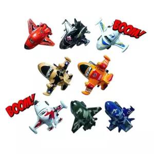 오감놀이 떳다 떳다 비행단 풀백카 비행기 항공기 모형 8P 어린이 장난감