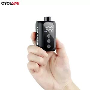 타이어공기주입기 펌프 CYCLAMI 100 PSI 고압 스크린 미니 휴대용 포켓 자전거 전동 에어 고속 컴프레서 타