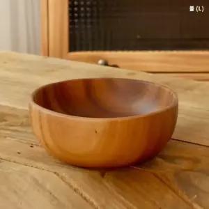 샐러드볼원형볼 우드 면기볼 감성 국그릇 샐러드 카페 브런치 파스타