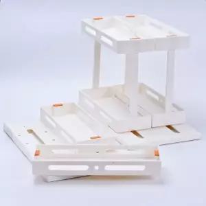 bns 수납 슬라이딩조미료 선반 싱크대 레일 수납장 양념정리대