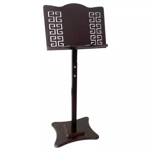 조절식 연주용 악보대 휴대용 원목 스탠드 높이조절