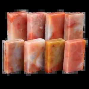 인장석 조각석 연습용 도장재료 이름각인 서예 1x3x5cm 석재