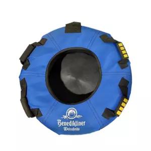 눈썰매 튜브 핸들 야외 놀이 두꺼운 사계절 서클 얼음 접이식 스노우