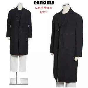 [롯데백화점]레노마 봄 간절기  블랙 컨템디자인 오버핏 프리미엄 맥코트RPBH02AAAS LDA