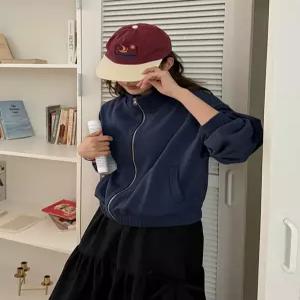 머피스 반목 숏 집업 86261 빅사이즈 여성의류