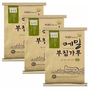 봉평촌 봉평 메밀 부침가루 800g 3개 / 메밀가루