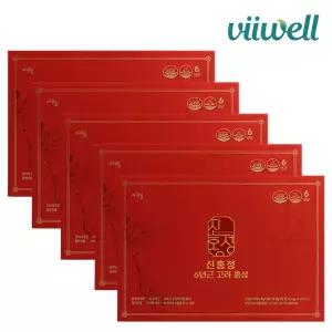 비웰 진홍정 6년근 고려 홍삼 30포 5박스