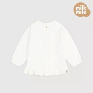 [밀크마일] 큐티래빗골지프릴가디건