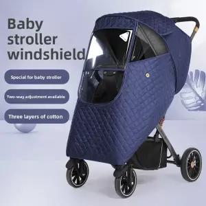 유니버설 유모차 레인커버 용 유모차우산형 유모차용 방풍 및 방수 보호막 전방위 보호