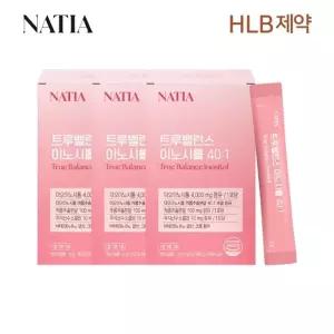 HLB제약 나티아 엽산 비타민 콜린 미오 나티아 트루밸런스 이노시톨 40:1 30포 x3박스(총 90포)
