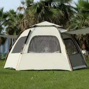원터치 자동 설치 캠핑 텐트 간편 접이식 돔 쉘터