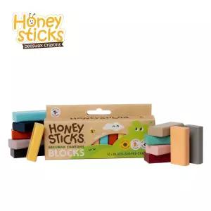 비즈왁스 크레용 블럭 12색 /아기크레용/유아크레파스/돌아기색연필/손에