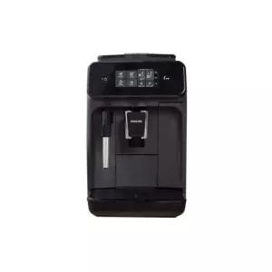 필립스 1200 시리즈 라떼클래식 전자동 에스프레소 커피머신 + 밀크스팀봉 매트블랙 EP1220/19 /더가전