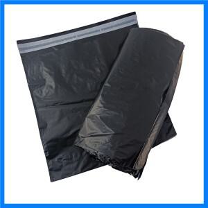 40x40 cm 100 개 검정색 자체 접착 비닐 봉투 폴리 익스프레스 가방 보관 가방 자체 접착 가방 우편