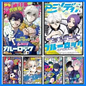 만화 B-BLUE LOCKS 포스터 인쇄 완벽한 디자인 북유럽 현대 홈 장식 선물