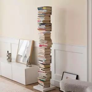 북유럽 책선반 거실 진열대 좁은 블랙 미니 서재 상품 카페 6단 코너