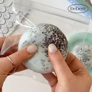 데데리트 귀여운 민트 초코 크런치 원형 스퀴시 sns 틱톡 쫀득 말랑이 슬라임 스트레스볼 asmr 친구 선물