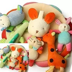 2WC 기린과 친구들 베이비모빌 뮤직박스 신생아용품