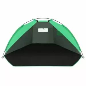 2인용 그늘막텐트 220x120cm 그린 야영텐트 비치텐트