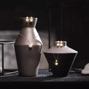 1+1 2SET 오엘라 주얼리세트 천연 다이아몬드+스와로브스키 진주 목걸이/귀걸이세트