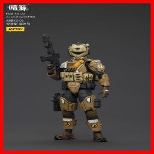 JOYTOY 다크 소스 1/25 Fear XS-01 Night Raid XS-02 Assault XS-03 전술 파일럿 액션 피규어 미니 군인 입