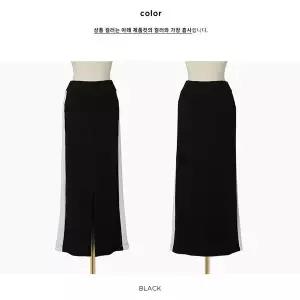 [에고이스트]ES1CS760절개포인트아웃포켓롱밴딩스커트_DJ