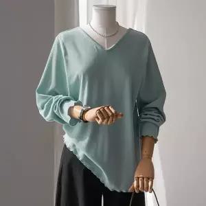 (안나앤플러스) A. 셀닌 투웨이 웨이브 티셔츠[티셔츠E0119N03] 빅사이즈