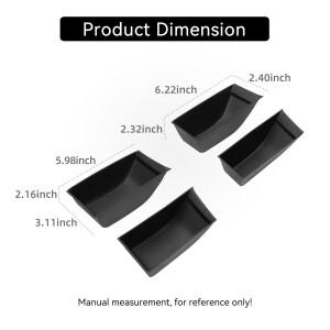BYD ATTO3 3 YUAN PLUS 2025+호환  앞뒤 도어 핸들 손잡이 수납함 트레이 정리함 TPE 자동차 내부 악세사리