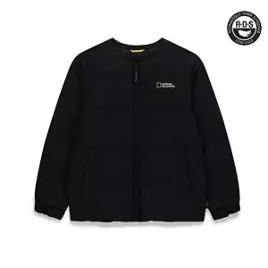 [셀러허브 스포츠레저]내셔널지오그래픽 키즈s K254UDW970 키즈 헤론 경량 구스 다운 점퍼 CARBON BLACK