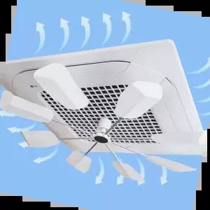 에어콘공기순환기 무동력 시스템 냉난방기 바람분배기 관공서납품용