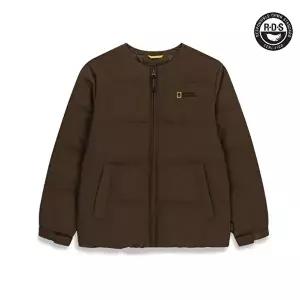 [셀러허브 스포츠레저]내셔널지오그래픽 키즈s K254UDW970 키즈 헤론 경량 구스 다운 점퍼 BROWN