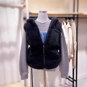 [시에로]SG1JPF653_우븐배색 해리 후드 덤블링 베스트