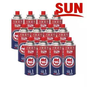 썬연료 부탄가스 220g X 12개