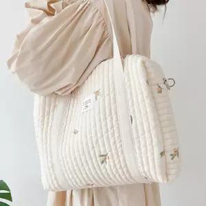 기저귀가방 보부상 데일리 누빔 숄더백 유모차 보조 손가방