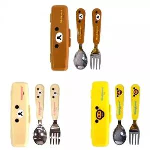 ( )리락쿠마 얼굴 큐티스푼포크케이스세트 랜덤