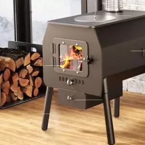 야외 난로 캠핑용 화목 장작 연통 불멍 화로