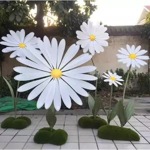 대형 꽃 포토존 조화 대왕 화보 결혼식 셀프웨딩 행사