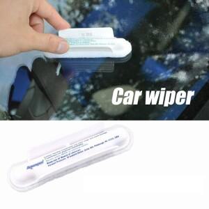 범용 비 방지 자동차 앞 유리 와이퍼 블루 소프트 흡수성 워시 천 방수 방수제 1PC