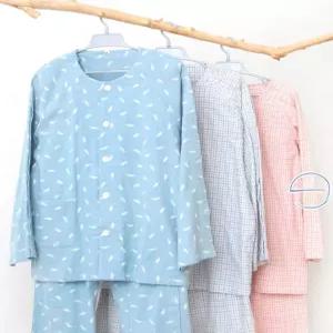 트임 환자복 찍찍이 상의 노인 바지 병원복 순면 요양