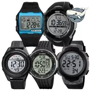 야외 스포츠 남자 디지털 시계 군인 조깅 손목시계 커플시계 패션시계 남성시계 여성시계