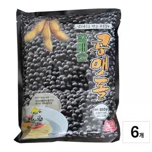 할매손 콩맷돌 검은콩가루 850g x 6개