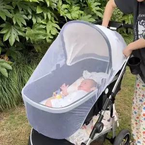 유니버설 베이비 유모차 모기장 여름 유모차 플라이 곤충 메쉬 베이비 네트 보호 메쉬 커버 액세서리