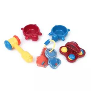 6개월 아기 선물 목욕 치발 장난감 세트 영유아용 촉각발달