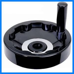 접이식 손잡이가 있는 내부 주름진 핸드휠 밀링 머신용 풀 스포크 베이클라이트 리플 핸드 휠 100mm 125mm