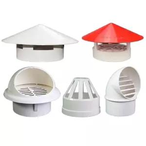 굴뚝 덮개 연통 난로 배기 파이프 커버 비가림막