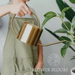 밤숲정원 원예 가드닝 물조루 스테인리스 스테인레스 소형