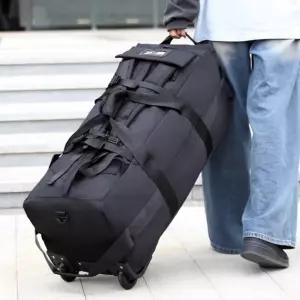 바퀴달린 백팩 대용량 더플백 이민가방 장비 투웨이 보스턴백 수납백