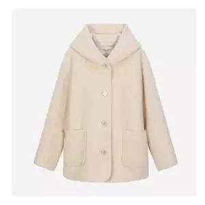 Thursday Island 써스데이아일랜드T258MCT231W포인트 단추 후드형 코트 909191