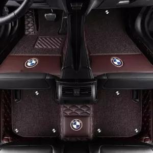 BMW 전용 5D 가죽 매트 자동차 발매트 풀커버 5 520d X3 7 시리즈 320d