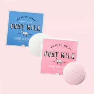 샤워메이트 산양유비누 90g12입 화이트우유향 딸기우유향 4468573